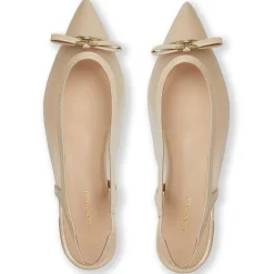Pamina Slingback Flat Sand Patent^Bruno Magli Cheap