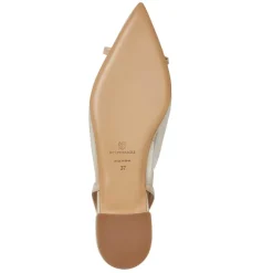 Pamina Slingback Flat Sand Patent^Bruno Magli Cheap