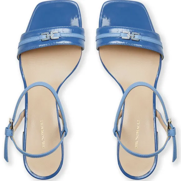 Phoebe Sandal Blue Patent^Bruno Magli Sale