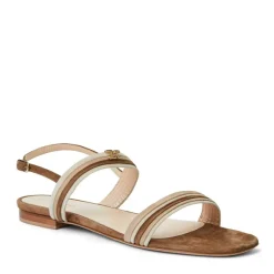 Portia Sandal Brown/Natural Suede^Bruno Magli Store