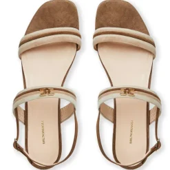 Portia Sandal Brown/Natural Suede^Bruno Magli Store