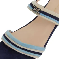 Portia Sandal Navy/Blue/Sand Suede^Bruno Magli Best