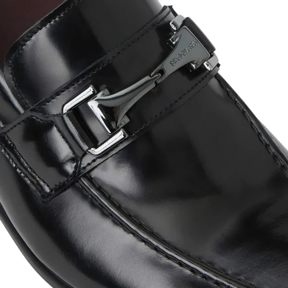 Saffo Slip On Black Bit Loafer Black Leather^Bruno Magli Best Sale