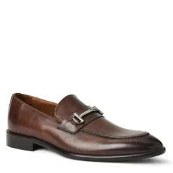 Sante Double Gore Classic Bit Leather Loafer-Brown^Bruno Magli Clearance