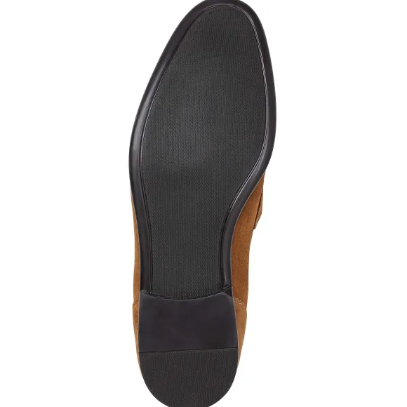 Silas Suede Loafer - Cognac^Bruno Magli Sale