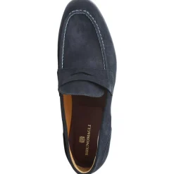 Silas Suede Loafer - Navy^Bruno Magli Fashion