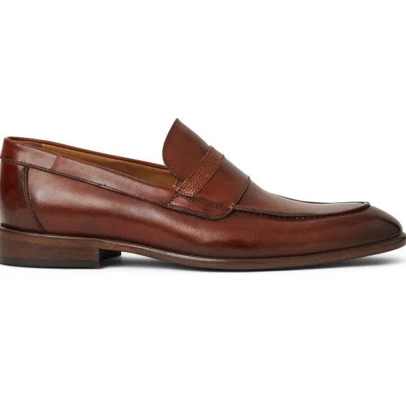 Silvestro Embosssed Loafer Leather^Bruno Magli Clearance