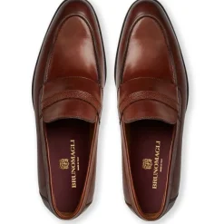 Silvestro Embosssed Loafer Leather^Bruno Magli Clearance