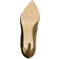 Telma Pointed Toe Pump- Olive Velvet^Bruno Magli Clearance