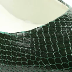 Telma Snake-Print Leather Pointed-Toe Pump - Emerald^Bruno Magli Fashion