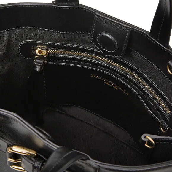 Tessa Mini Tote Black Calf^Bruno Magli Fashion