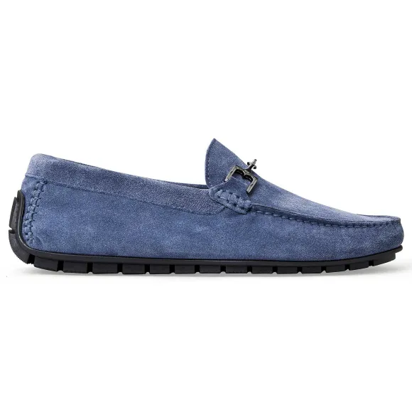 Xander Casual Suede Driving Moccasin-Light Blue^Bruno Magli Online