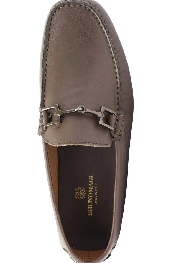 Xander Leather Driving Moccasin - Brown^Bruno Magli New