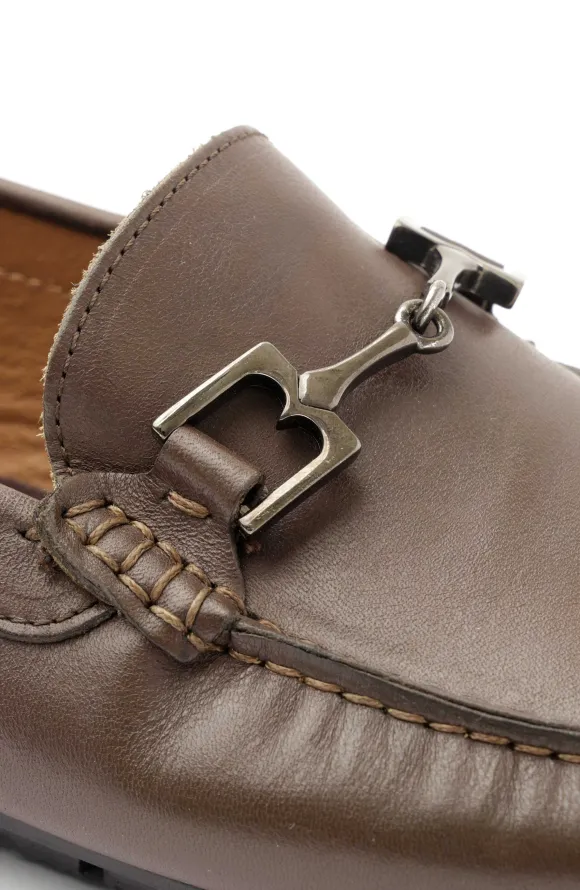 Xander Leather Driving Moccasin - Brown^Bruno Magli New