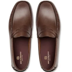 Xane Casual Leather Driving Moccassin-Brown^Bruno Magli Flash Sale